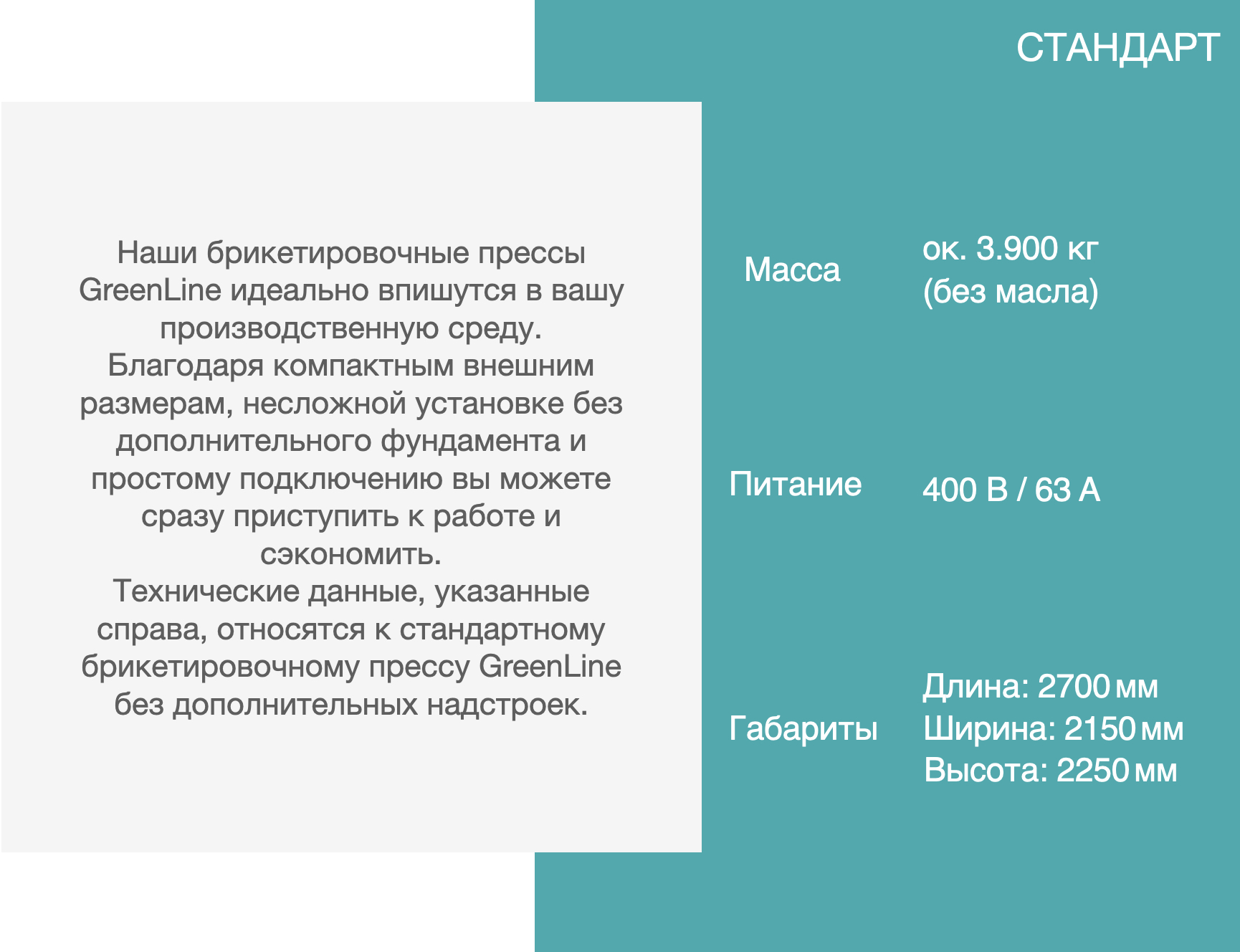 Характеристики