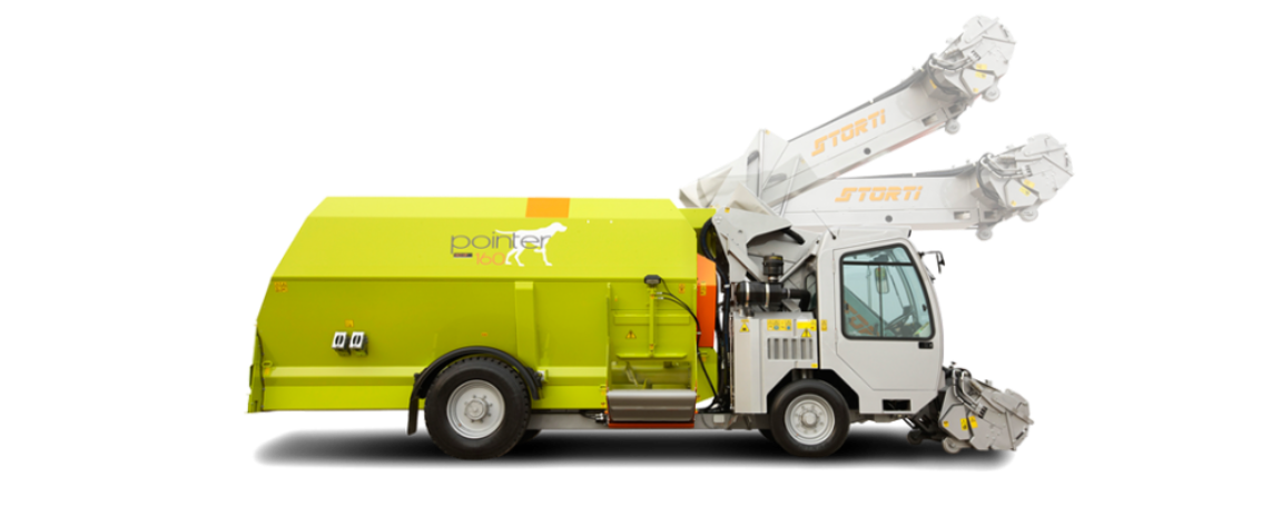 Самоходные горизонтальные кормораздатчики