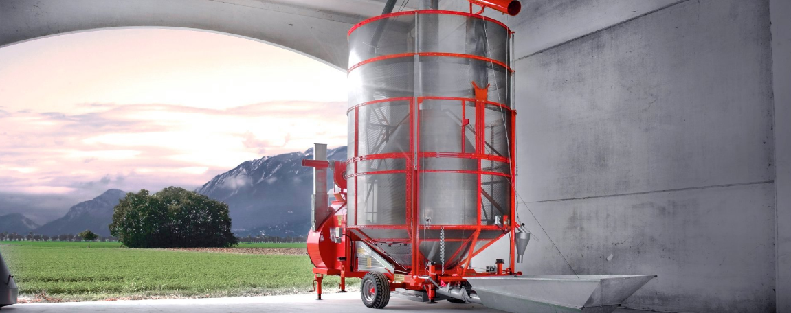 Мобильная зерносушилка